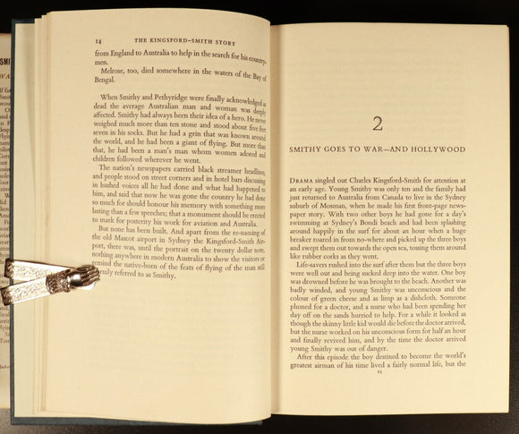 1966 Smithy: The Kingsford Smith Story Australian Aviation History Book McNally