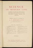 1909 6vol Science In Modern Life by J.R. Ainsworth Davis Antique Book Set-3