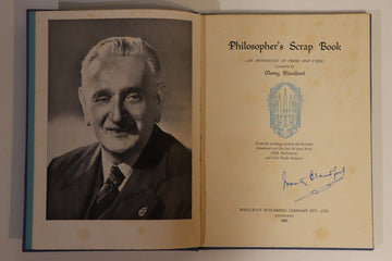 1951 Philosopher's Scrap Book by M Blandford Australian Literature Book - 0