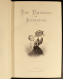 The Casquet Of Literature by Charles Gibbon 6vol c1877 Antique History Book Set-10