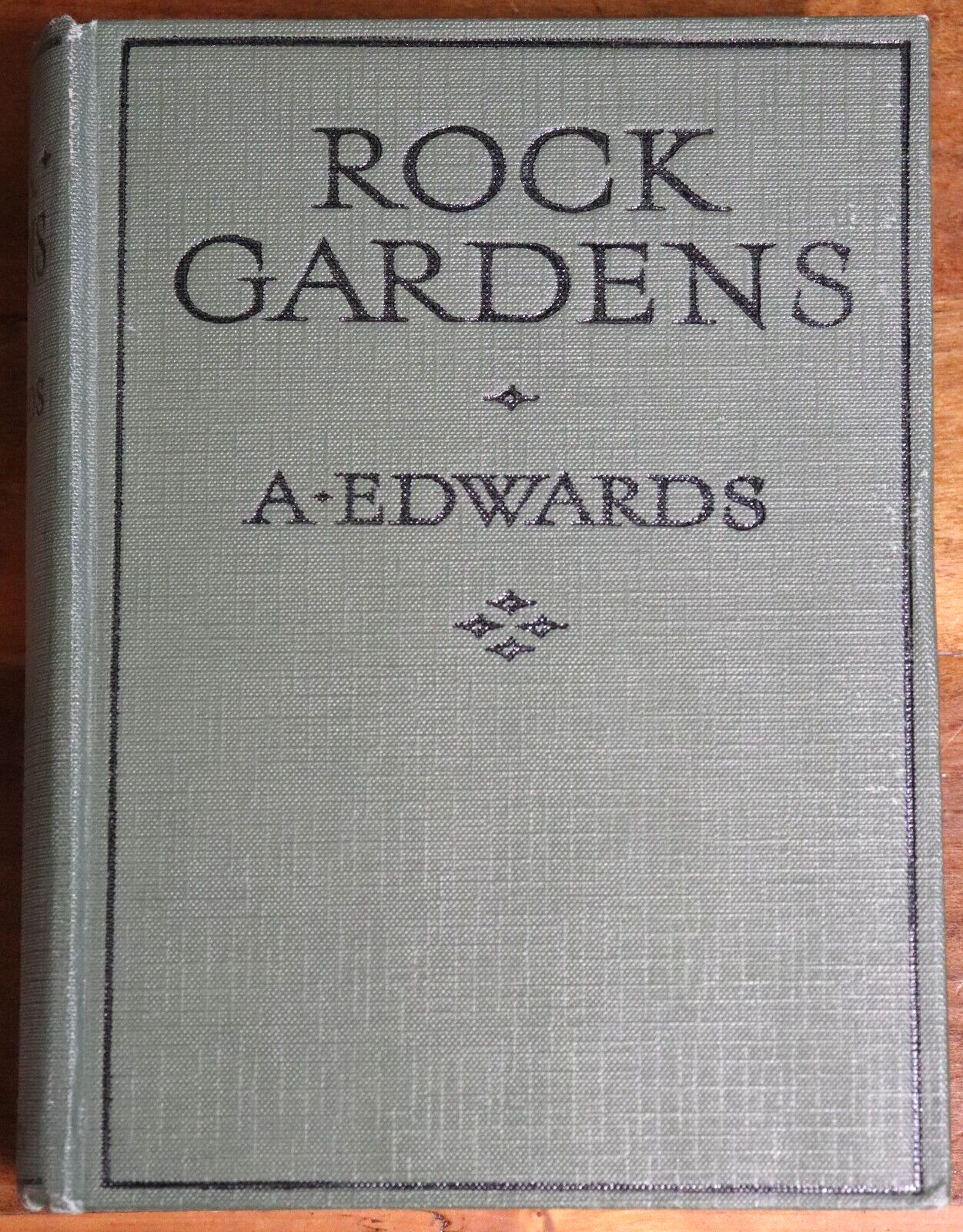 1937 Rock Gardens by A. Edwards Antique British Gardening Reference Book