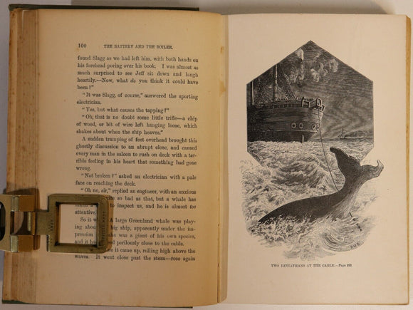 c1910 The Battery & The Boiler by R.M. Ballantyne Antique Adventure Fiction Book