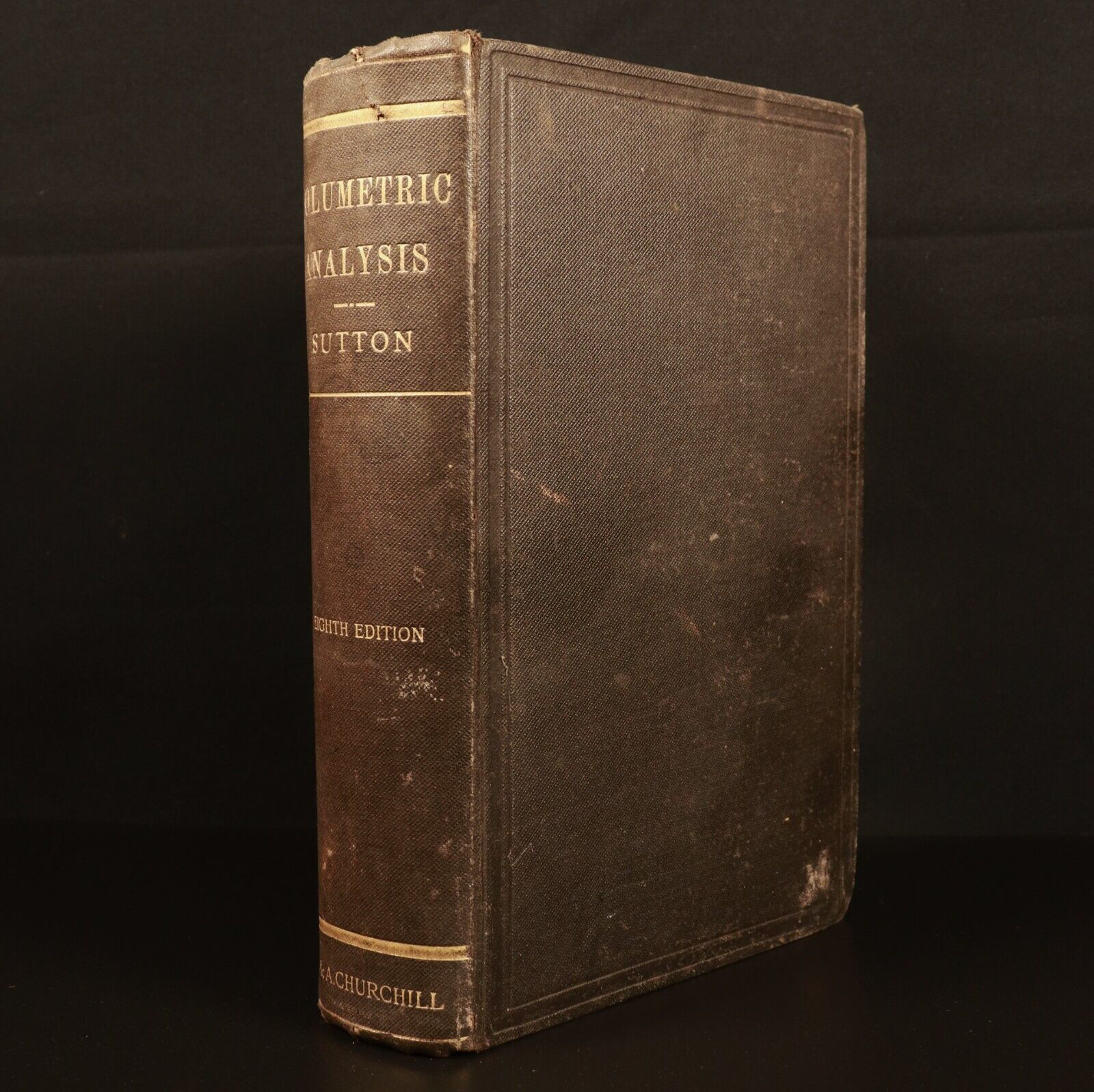 1900 Handbook Of Volumetric Analysis by Francis Sutton Antique Science Book