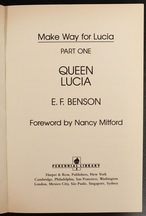 1985 The Works Of E.F. Benson 9 Book Bundle Make Way For Lucia As We Were