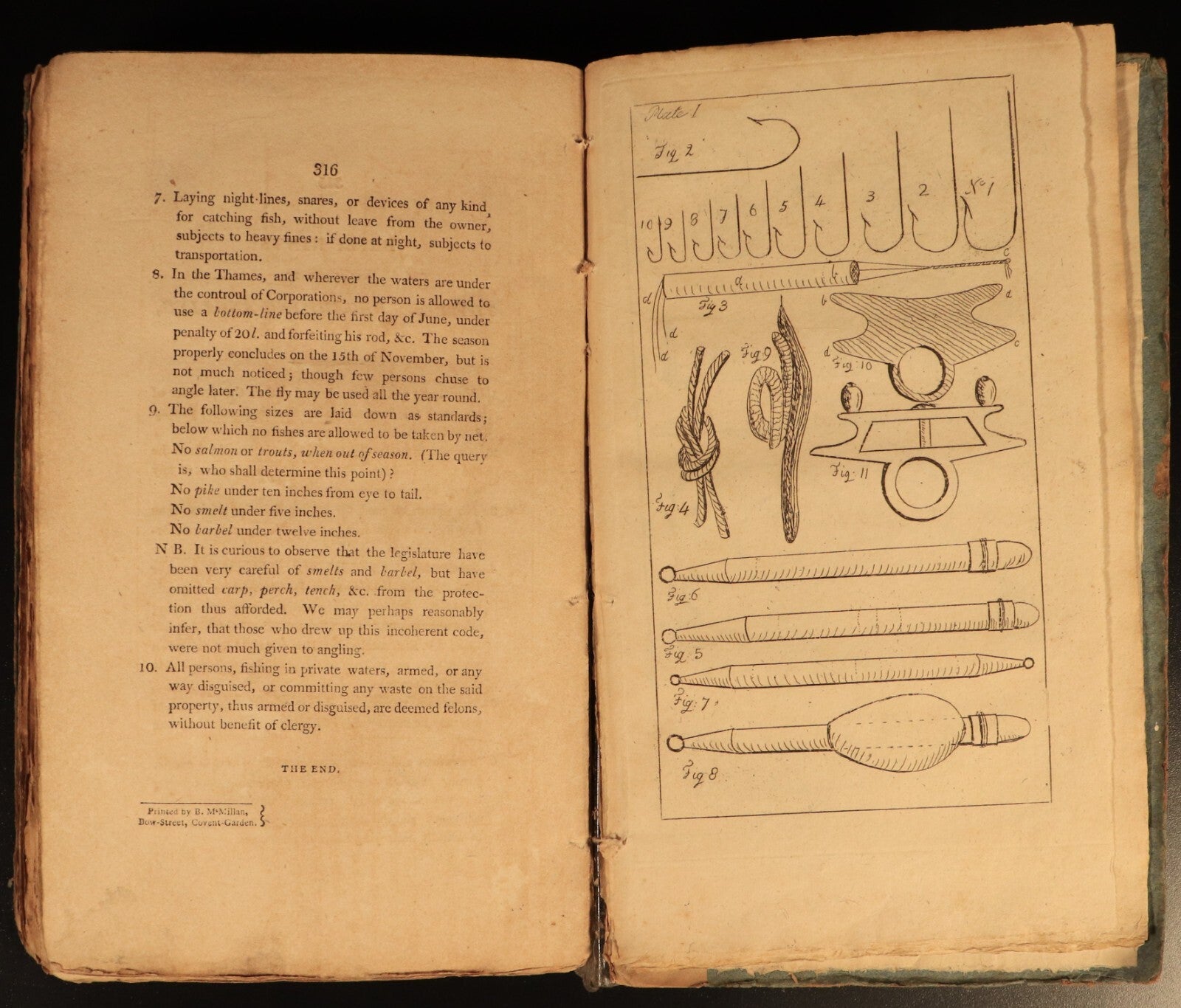 1808 The Complete Anglers Vade-Mecum by T. Williamson Antiquarian Fishing Book