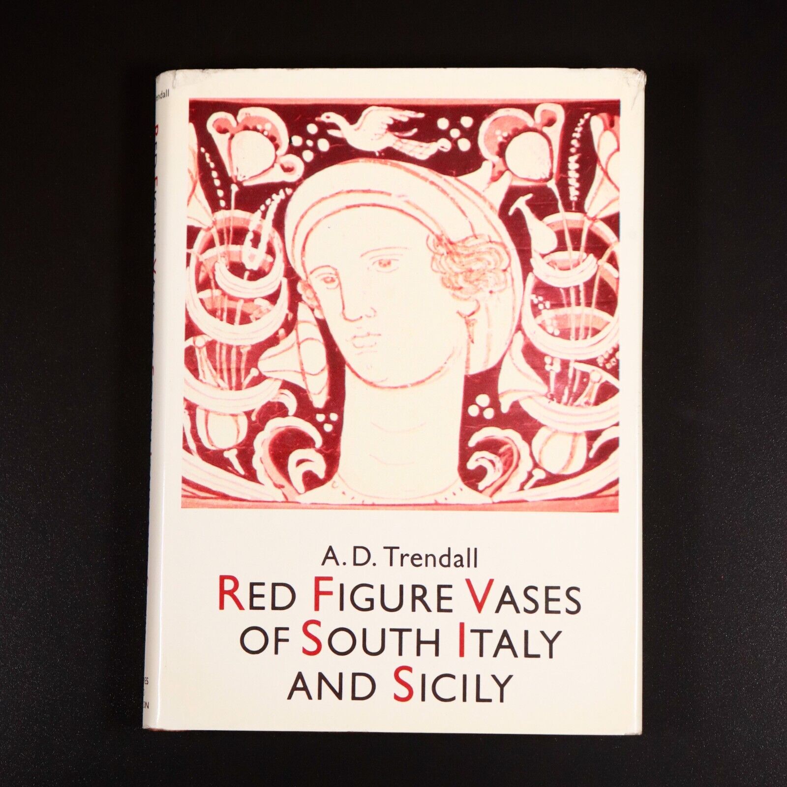 1989 Red Figured Vases Of South Italy & Sicily by A.D. Trendall History Book - 0