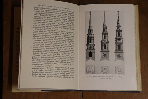 1955 The Life & Work Of James Gibbs by Bryan Little Architecture History Book