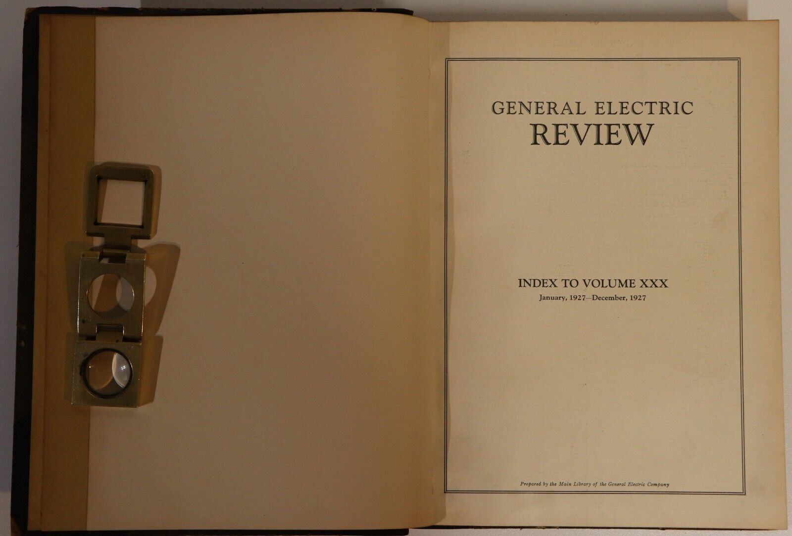 1927 General Electric Review Magazine Antique American Technical Reference Book - 0