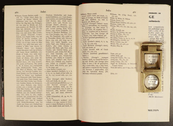 1961 George: An Early Autobiography by Emlyn Williams Welsh Literature Book