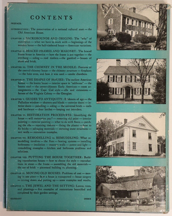 1967 Old American Houses by H&O Williams Vintage American Architecture Book