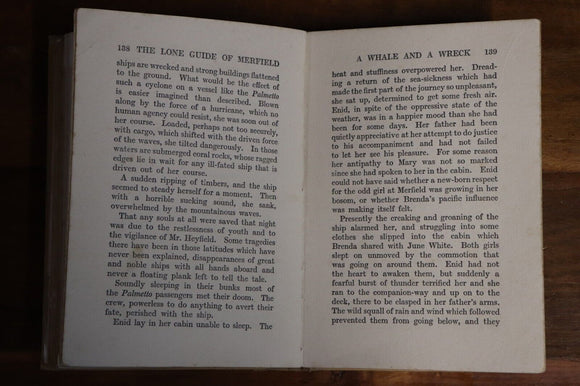 1925 The Lone Guide Of Merfield Antique Australian Fiction Literature Book