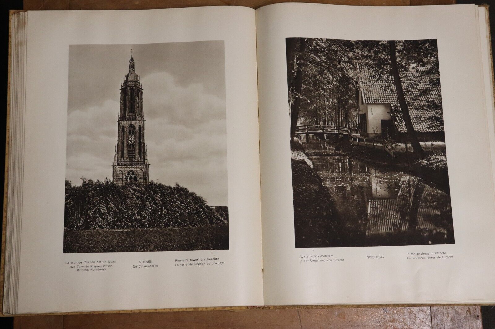 c1930 Holland - Landscape, Architecture, National Life Antique Photo Book