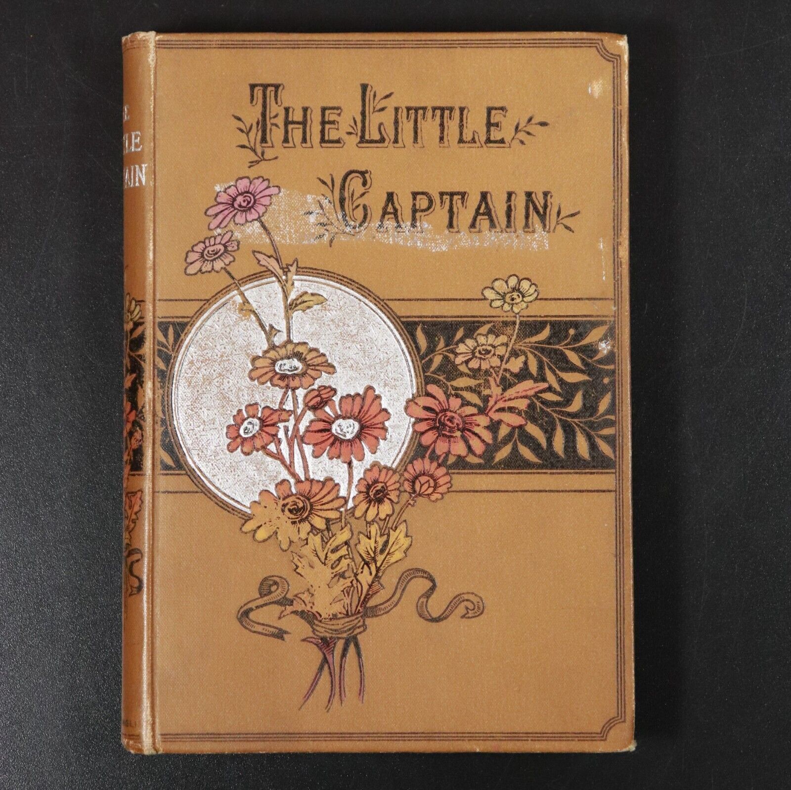 c1910 The Little Captain by Mrs George Cupples Antique Fiction Book Illustrated