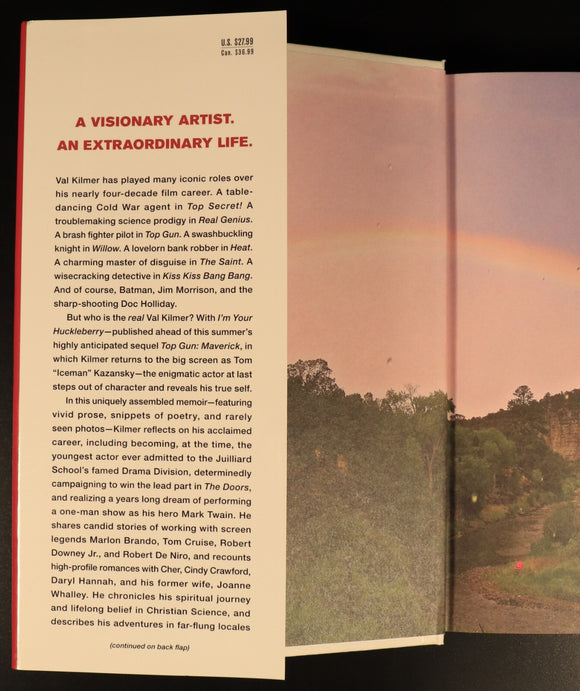 Val Kilmer I'm Your Huckleberry SIGNED Authentic Biography Book 2020