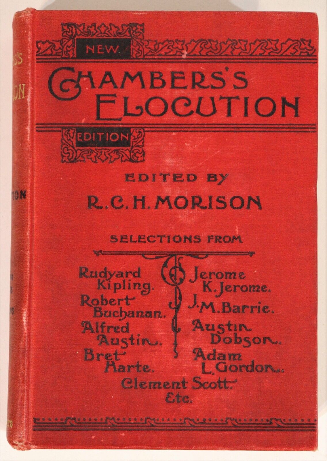 c1920 Chambers's Elocution Antique English Language British Reference Book