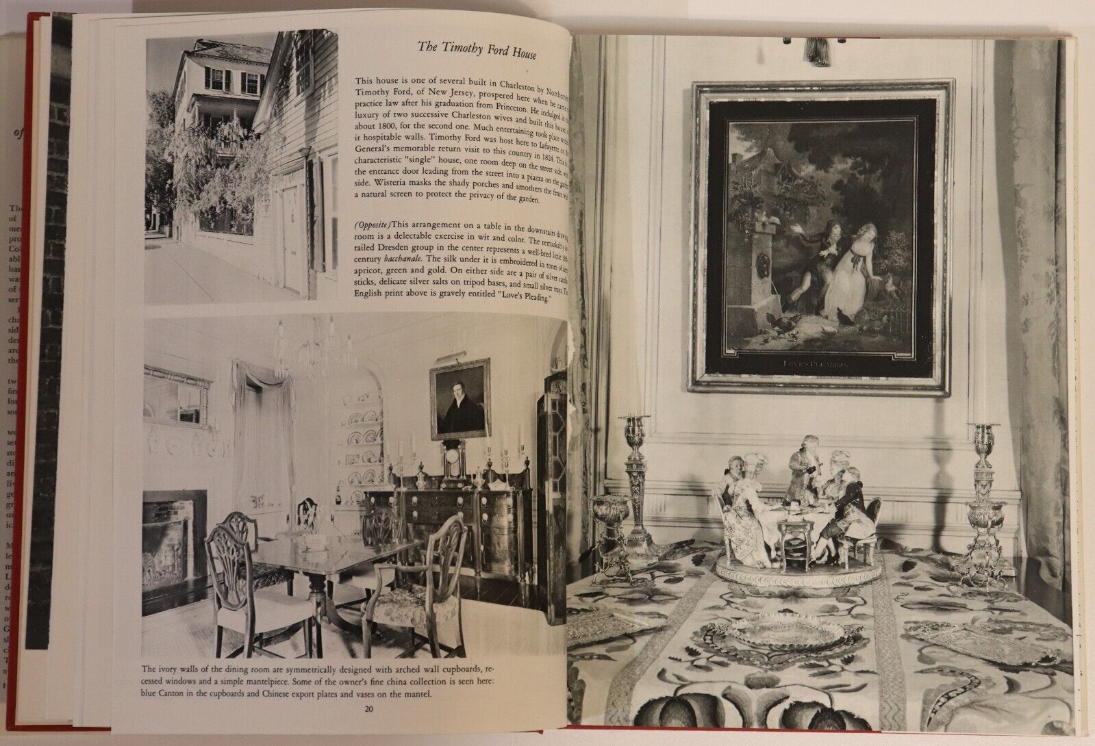 1956 Southern Interiors Of Charleston Vintage American Architecture Book