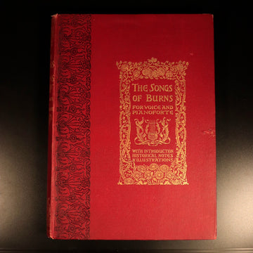 The Songs Of Robert Burns by Lees & Shelley c1896 Antique Poetry History Book - 0