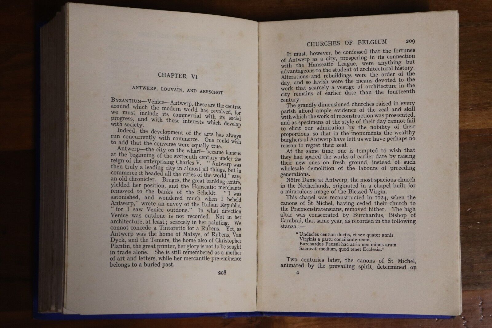 c1928 The Cathedrals & Churches Of Belgium European Architectural History Book