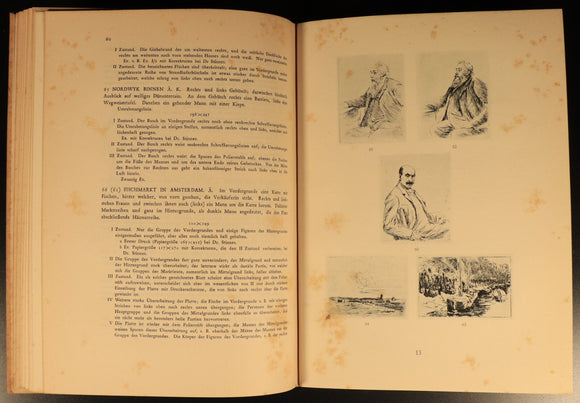 1923 Max Liebermann: Sein graphisches Werk Antique German Art Book G. Scheifler
