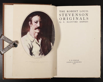 1912 The Robert Louis Stevenson Originals by B. Blantyre Simpson History Book - 0