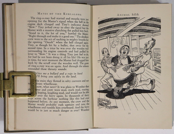 1948 Mates Of The Kulalong by Leslie Rees Antique Australian Fiction Book