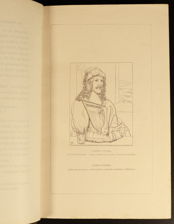 1863 2vol Manuel De l'Histoire De La Peinture Antiquarian French Art Books