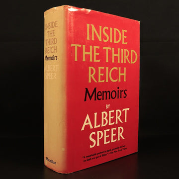 Inside The Third Reich by Albert Speer 1970 German Military History Book WW2