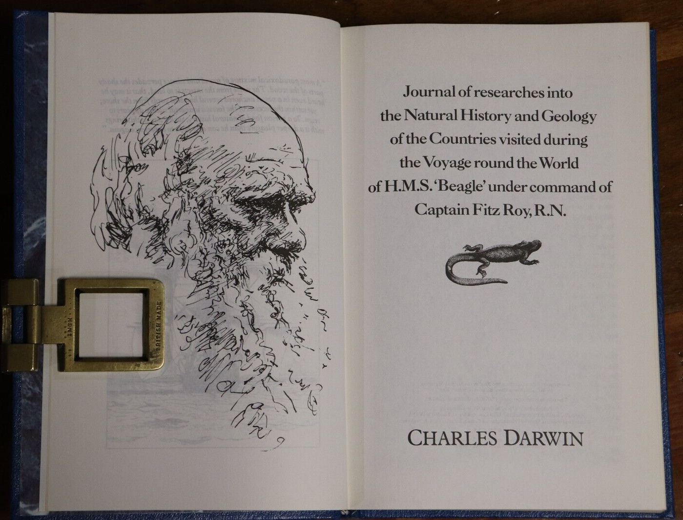 1987 The Voyage Of The Beagle: Charles Darwin Natural History Exploration Book