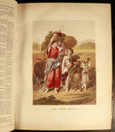 c1880 Brown's Self Interpreting Family Bible Large Antiquarian Illustrated Bible-10