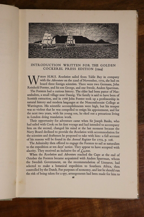 1953 A Voyage Round The World: With Captain James Cook Australian History Book