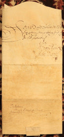 1716 Indenture Conveyance English Legal Document Manuscript Vellum Lease-4