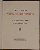 1926 The Technique Of Water-Colour Painting Antique British Art Reference Book-2