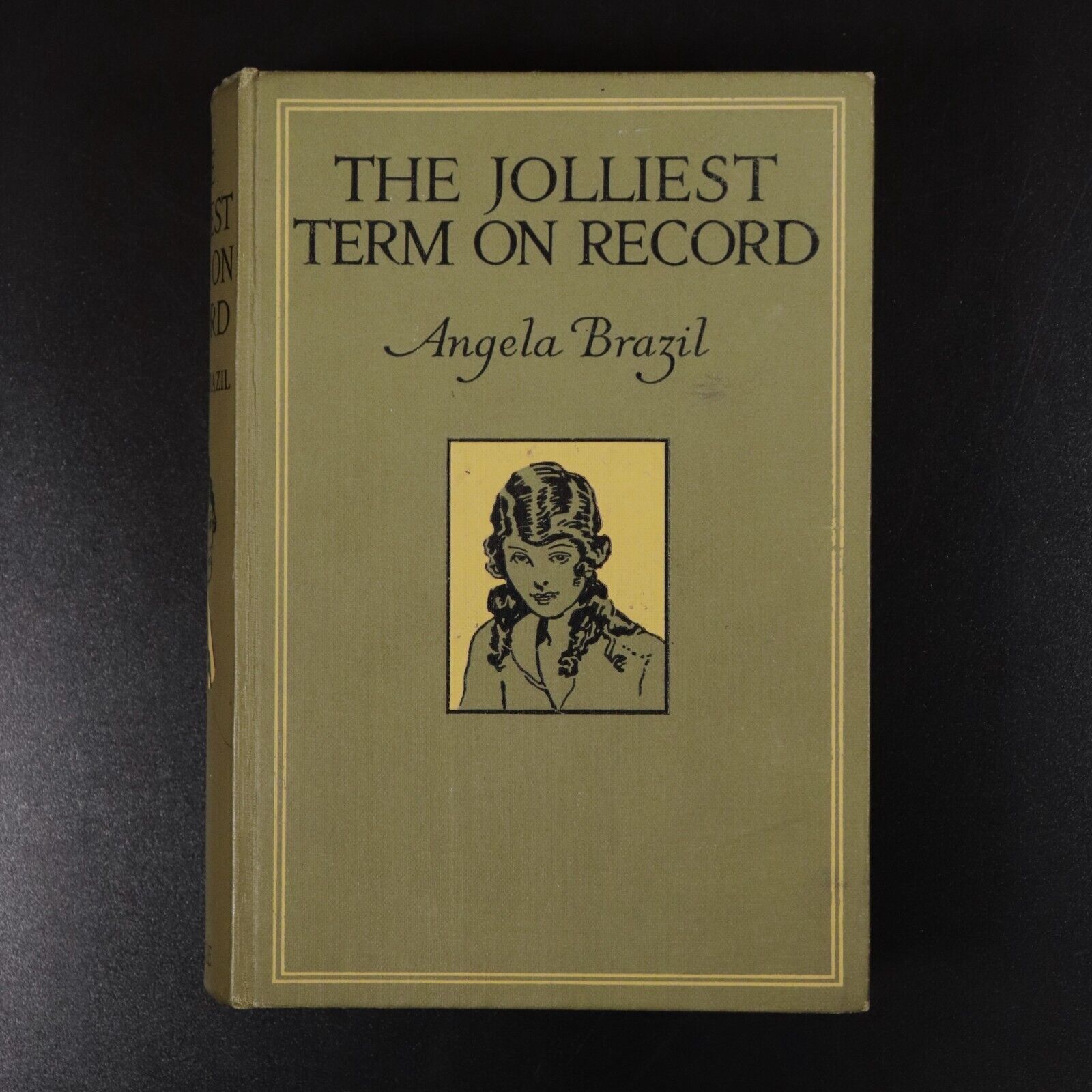 c1920 The Jolliest Term On Record by Angela Brazil Antique Fiction Book B Salmon