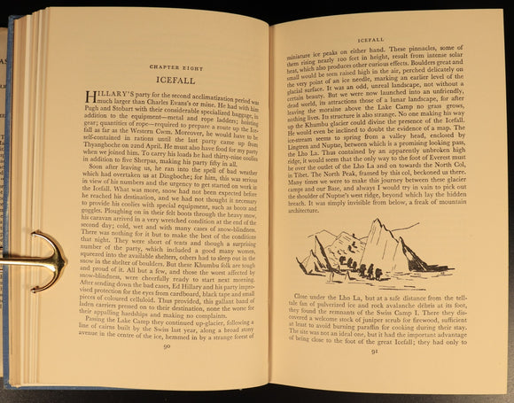 The Ascent Of Everest by John Hunt 1953 1st Ed. Illustrated Mountaineering Book