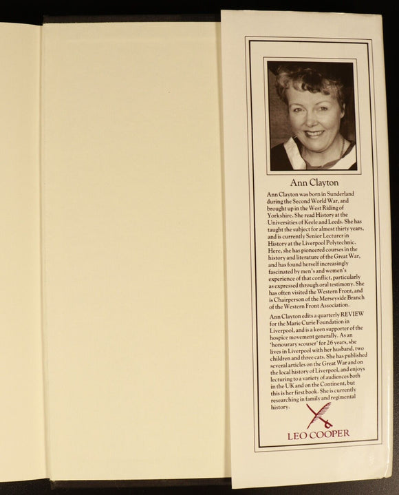 1992 Chavasse: Double VC by Ann Clayton British Military History Book 1st Signed