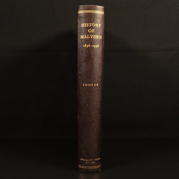 The History Of Malvern by J.B. Cooper 1935 Antique Australian History Book