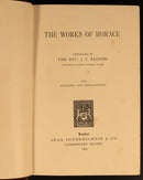 1893 The Works Of Horace Antique Roman Literature Book Poetry Quintus Flaccus-6