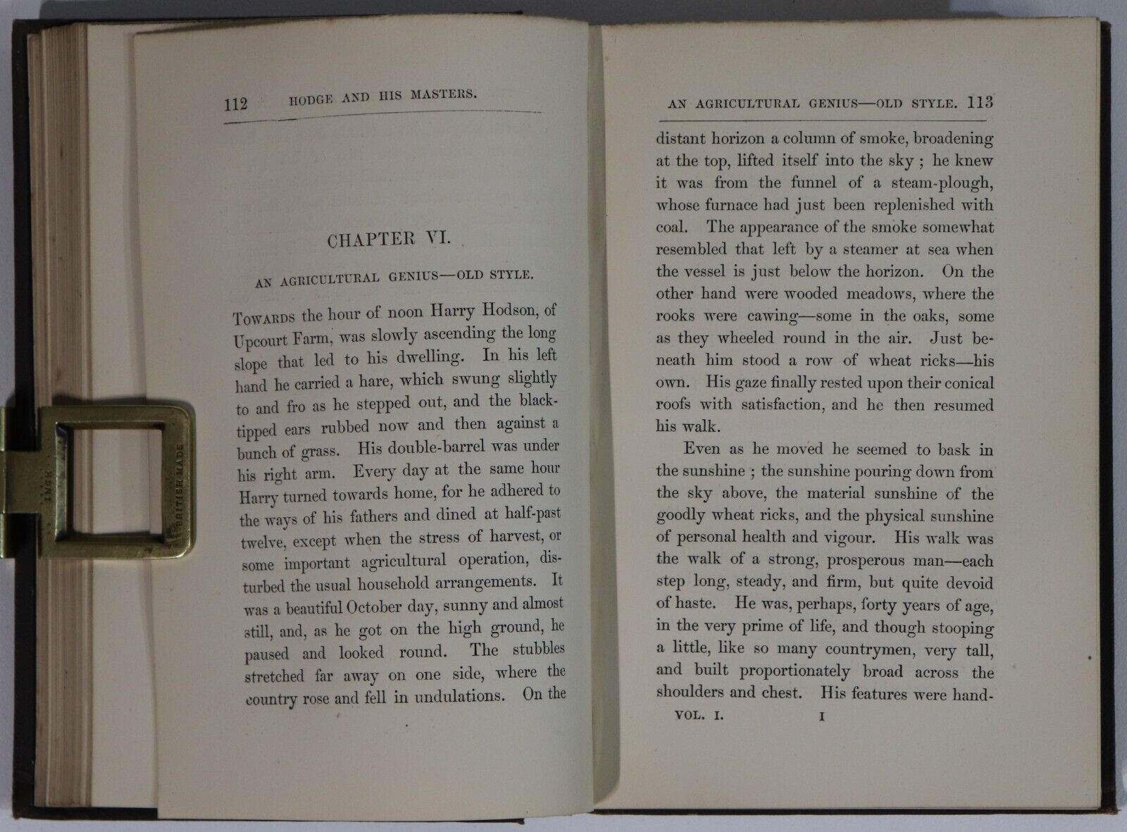 1880 2vol Hodge & His Masters by Richard Jefferies Antique History Book Set