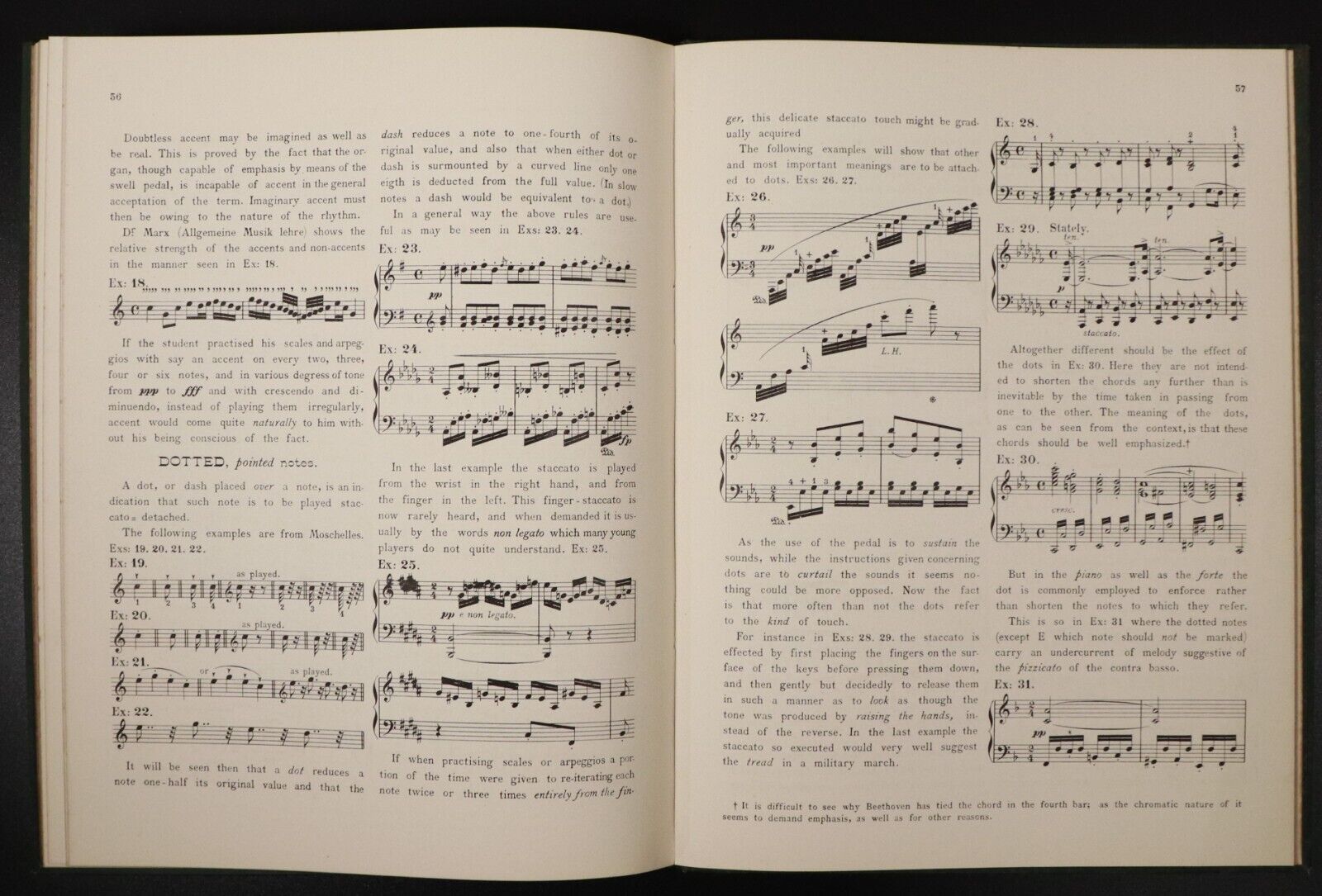 c1896 The Art Of Phrasing by G. Saunders Antique Classical Music Reference Book