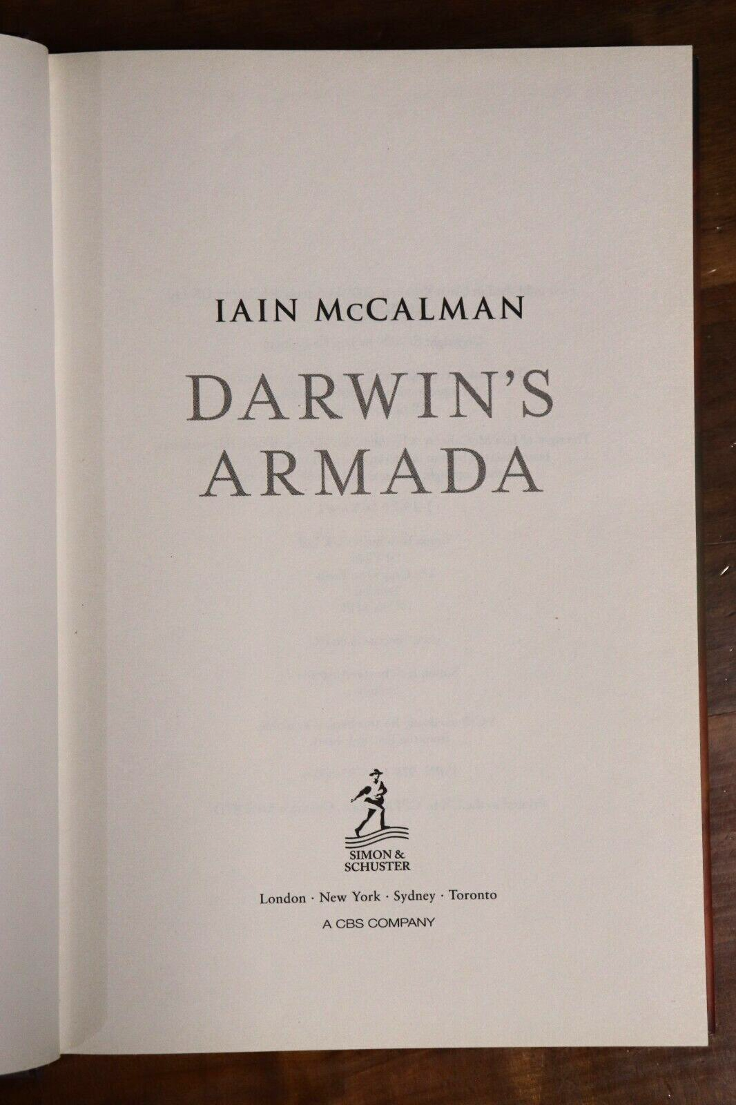 2009 Darwin's Armada by Iain McCalman Charles Darwin Natural History Book - 0