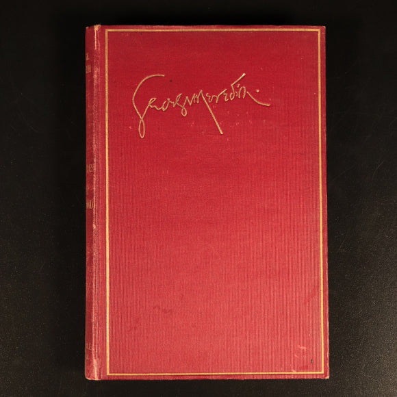 1906 The Adventures Of Harry Richmond by George Meredith Antique Fiction Book