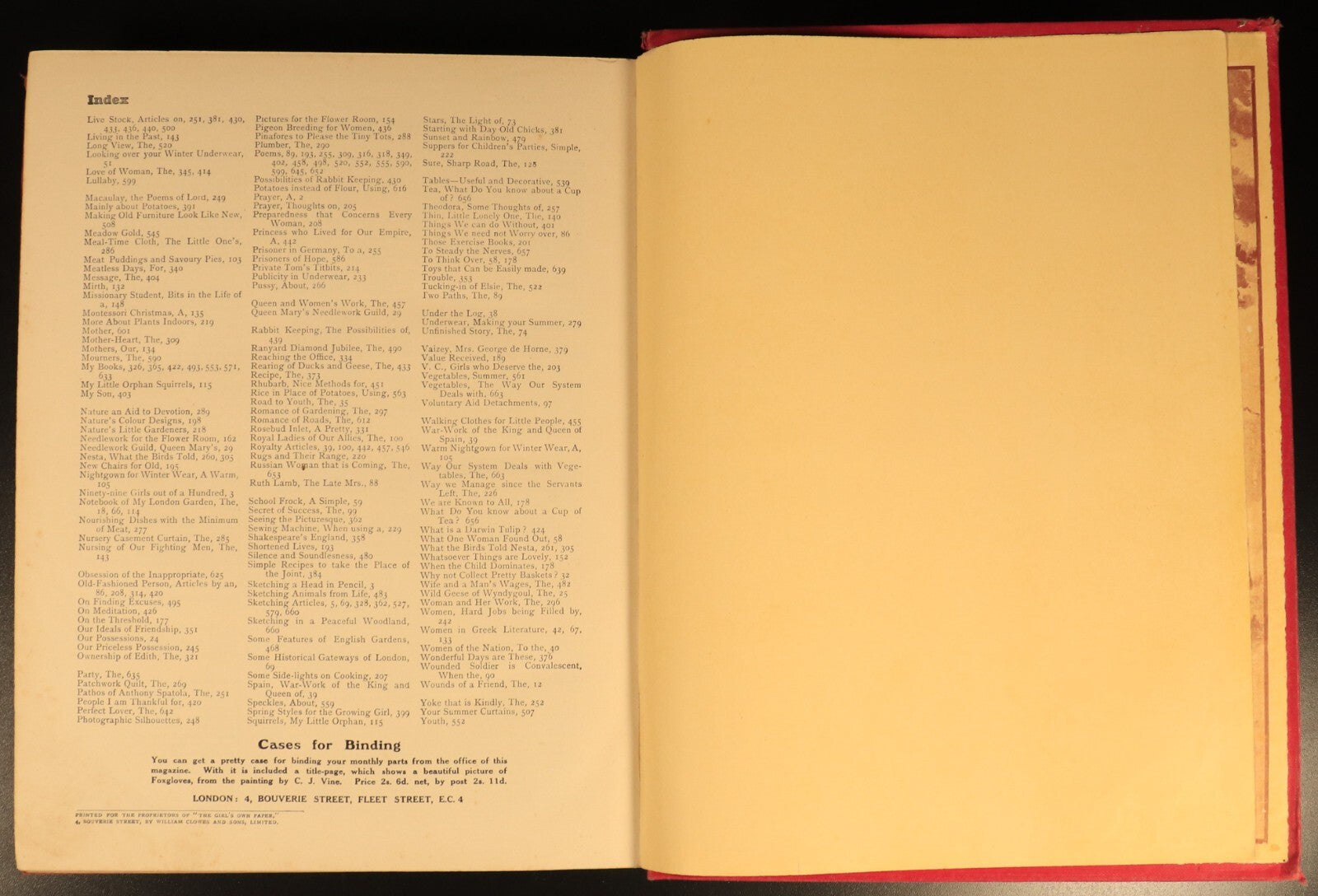The Girls Own Annual 1917 Antique British Illustrated Girls Book Volume 38
