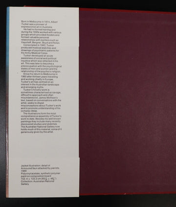 1982 Albert Tucker by J. Mollison & N. Bonham Australian Art Reference Book - 0