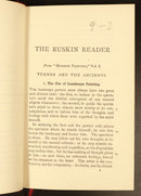 1905 The Ruskin Reader John Ruskin Antique History Book Seven Lamps Architecture-7
