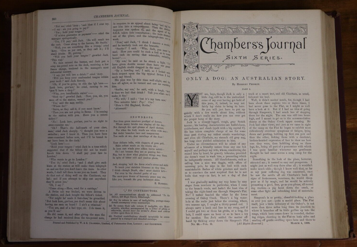 1899 Chambers's Journal Sixth Series Vol. 2 Antique History Reference Book