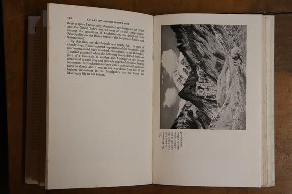 1957 An Artist Among Mountains Victor Coverley Price British Art History Book