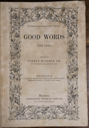 1867 Good Words For 1862 by Norman Macleod Antiquarian British History Book-3