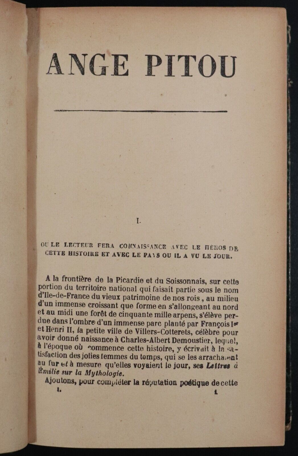 c1880 2vol Ange Pitou by Alexandre Dumas Antiquarian French Fiction Books