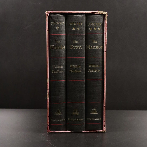 1964 3vol Snopes A Trilogy by W. Faulkner American Fiction Book Set The Hamlet