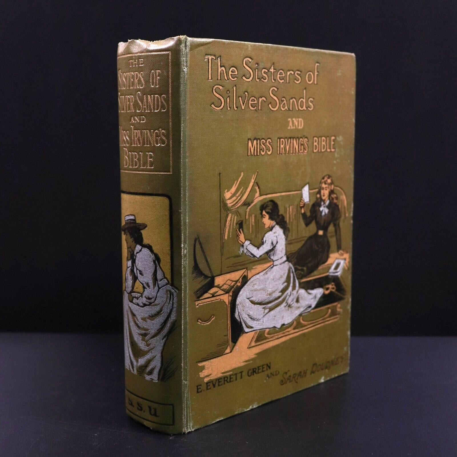 c1900 Sisters Of Silver Sands by E. Everett-Green Antique Fiction Book